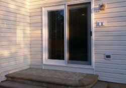 Patio Door with internal blinds