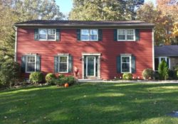 House with new siding, windows