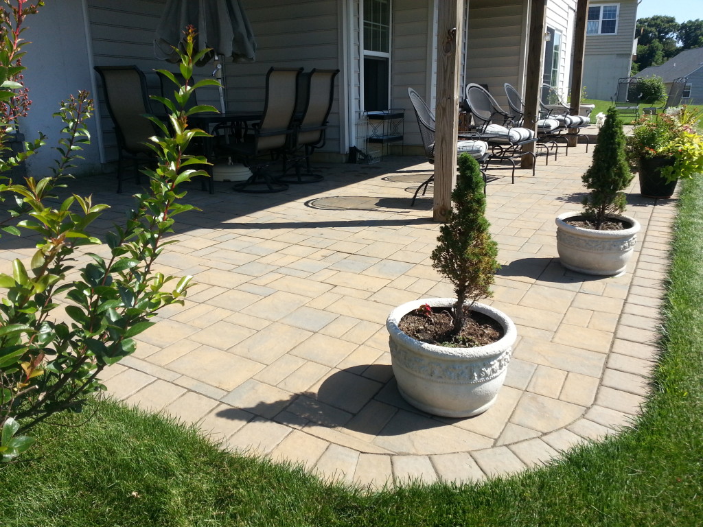 stone patio