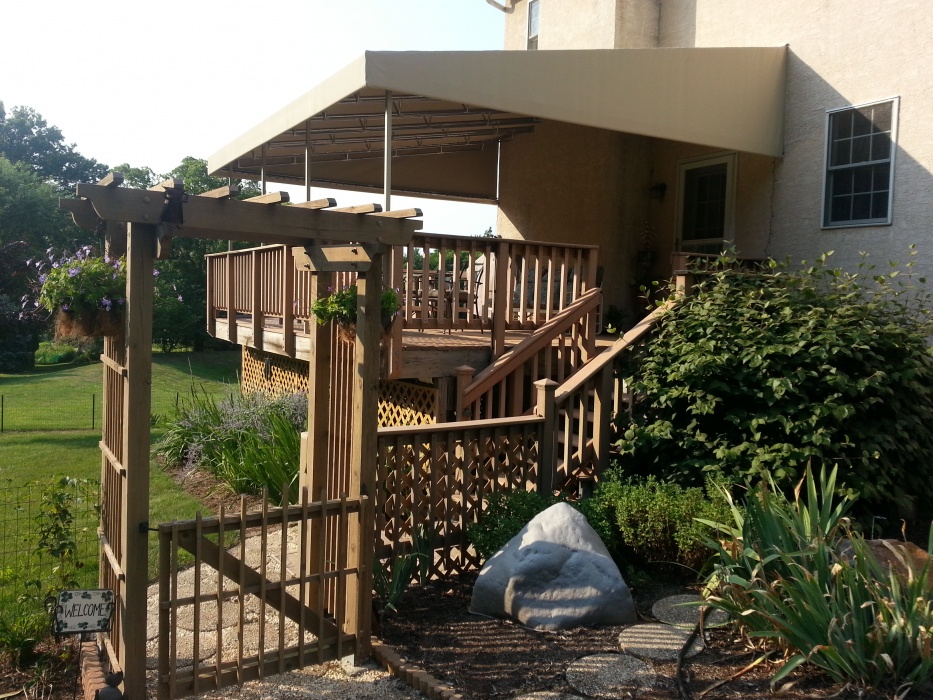 Four-Season Fabric Covered Porch