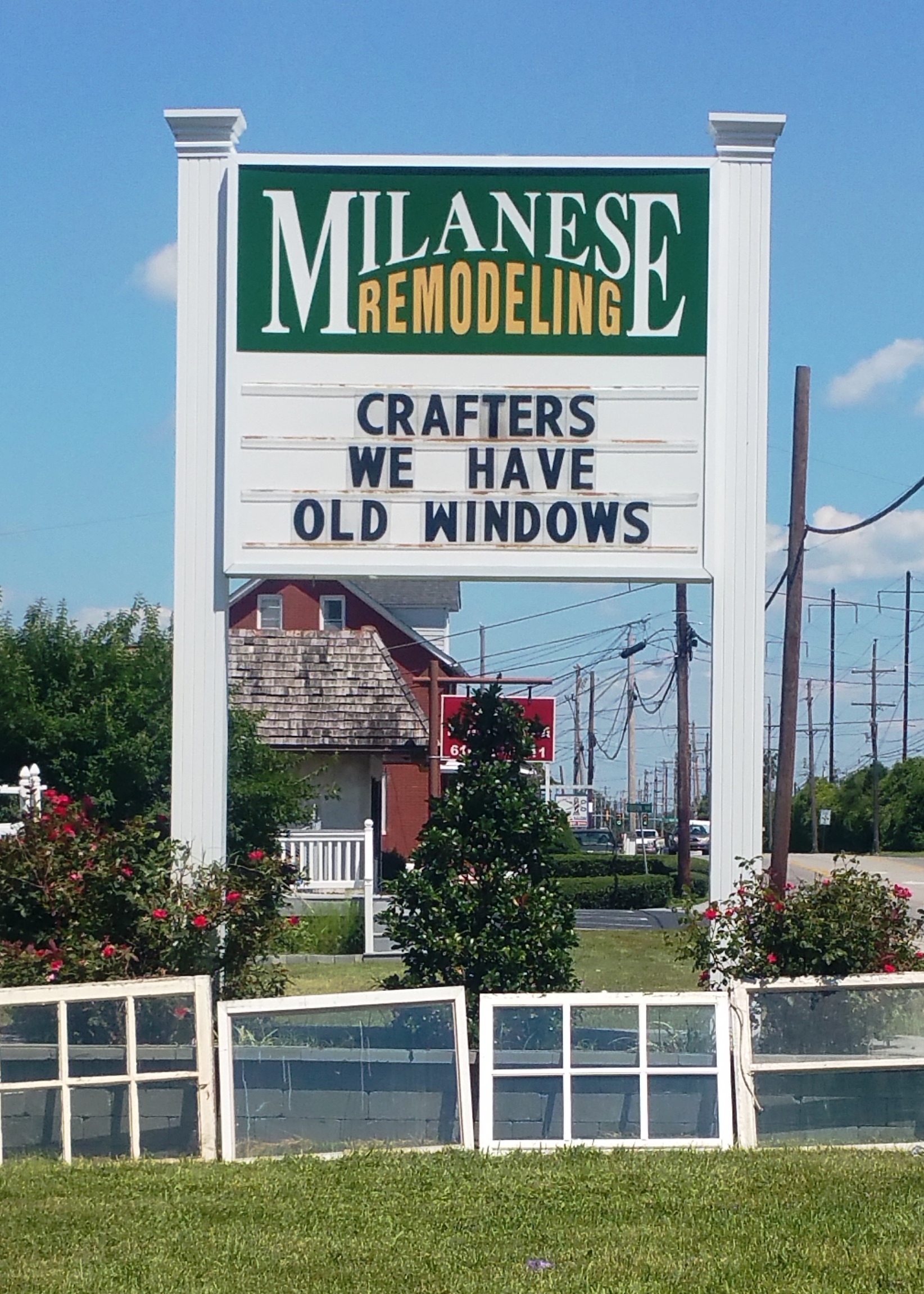 Where can I get old windows for craft projects?