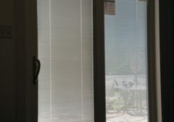 patio Door with blinds closed