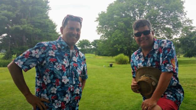 Mike & Geno Valiant - Valiant Home Remodelers at their 2017 Golf Event