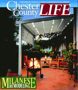 Milanese Remodeling Awning Structures Featured in Chester County Life Magazine