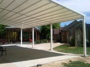 QVC Studio, West Chester, PA - Home of the largest retractable awning in America