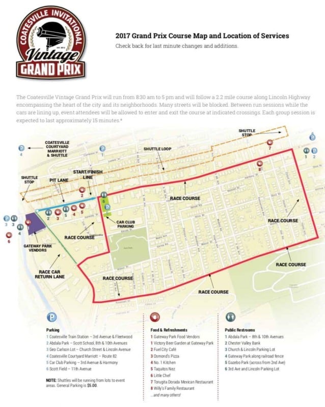 Coatesville PA News & Events Grand Prix Car Race