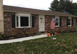 Arican homeowner waves the flag