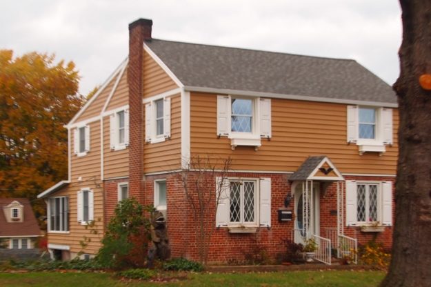 Brown siding