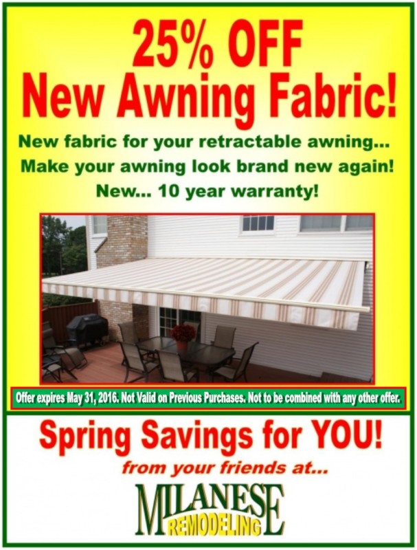 Awning Fabric Sale