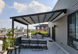 On-Demand Penthouse Shade with Retractable Awning