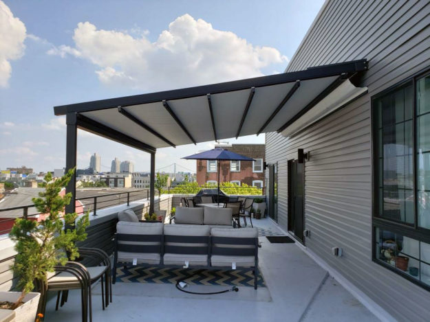 On-Demand Penthouse Shade with Retractable Awning