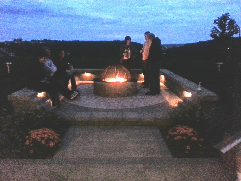 Fire adds fun to outdoor living