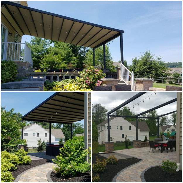 Retractable Pergola Awning in Downingtown
