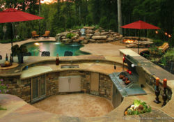 Outdoor Kitchens, poolside