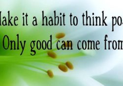Good Habits...