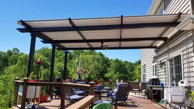 Motorized Louvered Pergola