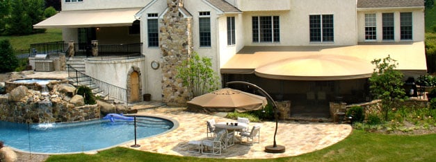 Stationary Awnings for decks & Patios from Milanese Remodeling Stationary Awnings are good looking and strong enough to protect you from weather all year round.