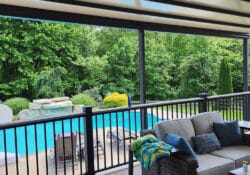 Retractable pergola in Glen Mills, PA