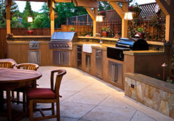Outdoor Kitchens, Post & Beam Roof