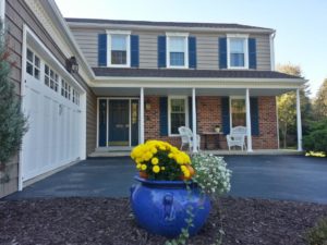 Milanese Remodeling replacement windows and siding on a home in Downingtown PA