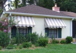 Awning over main windows